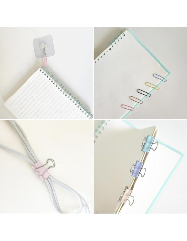 Conjunto de Clips de Oficina MrTongShuHan 282 Piezas Multicolor