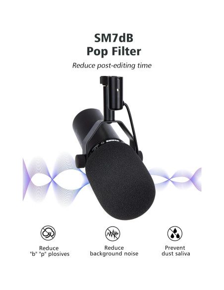 Funda de Viento para Micrófono Shure SM7dB - Filtro Pop