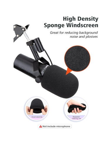 Funda de Viento para Micrófono Shure SM7dB - Filtro Pop