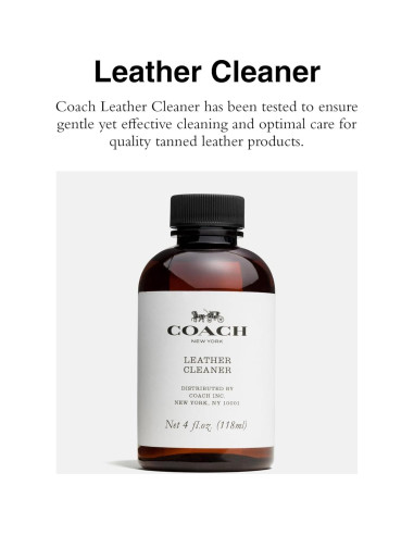 Limpiador de Cuero Coach 223 - Cuidado Suave y Efectivo