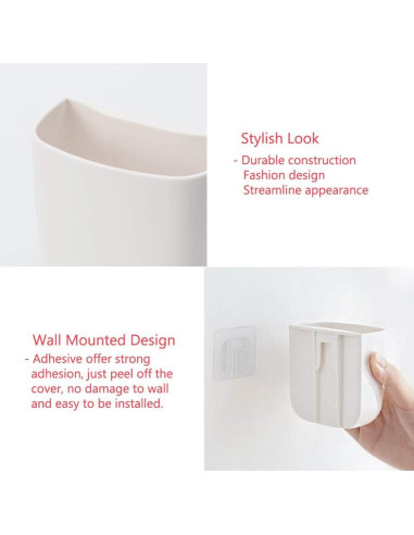 Soporte de Control Remoto Montado en Pared Lunmore - 2 Unidades