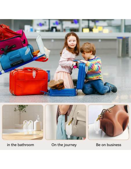 Botellas de Viaje ANNOKSF 50ml a Prueba de Fugas - 6 Pack