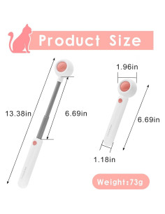 Varita Retráctil para Gatos Andiker con Plumas y Cabeza Reemplazable 2