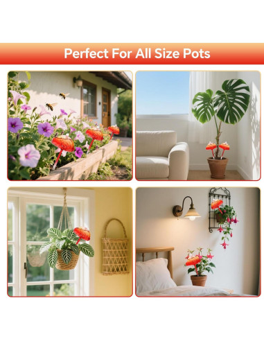 Juego de 3 Esferas de Riego de Vidrio EaseInstall 300ml