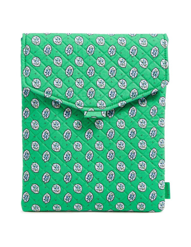 Funda Técnica de Algodón Vera Bradley 10" Verde Jardín