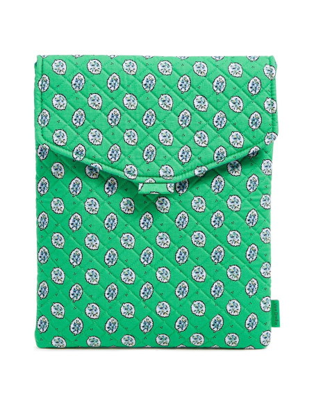 Funda Técnica de Algodón Vera Bradley 10" Verde Jardín
