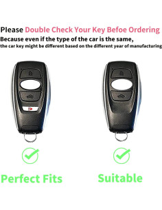 Funda de Llave Subaru Forester Outback Legacy TPU Rojo 2