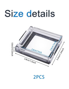 Cubierta de Botón de Encendido INCREWAY 2PCS a Prueba de Polvo 2