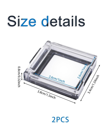 Cubierta de Botón de Encendido INCREWAY 2PCS a Prueba de Polvo