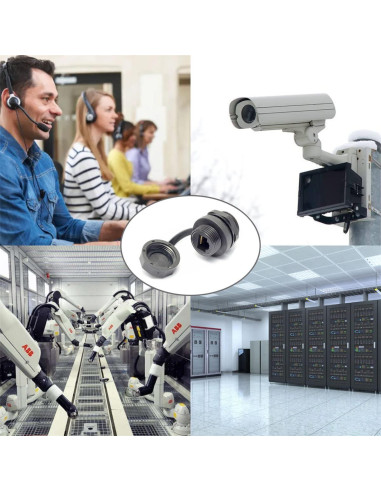 Acoplador RJ45 Hembrado a Hembrado PENGLIN IP67 CAT6