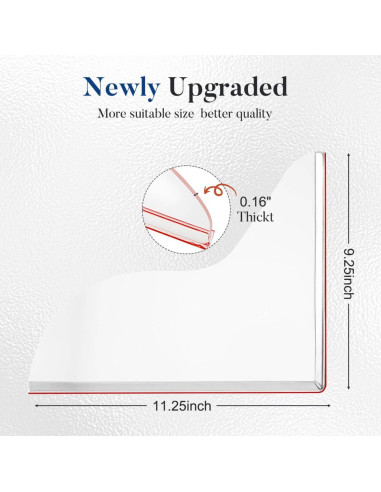 Kit de 2 Protectores de Salpicaduras BFDEWO 23.5x28.6cm