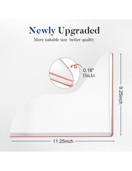 Kit de 2 Protectores de Salpicaduras BFDEWO 23.5x28.6cm
