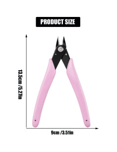 Removedor de Decoraciones de Uñas GULELAYAR Acero Inoxidable Rosa 2