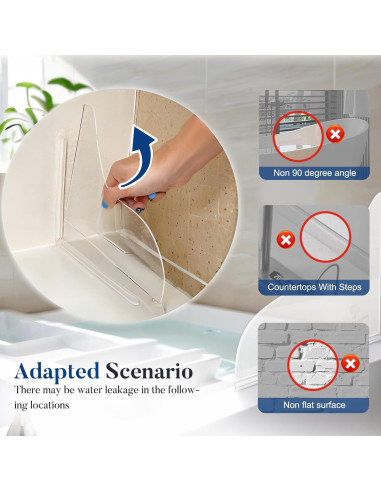 Kit de 2 Protectores de Salpicaduras BFDEWO 23.5x28.6cm