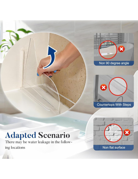 Kit de 2 Protectores de Salpicaduras BFDEWO 23.5x28.6cm