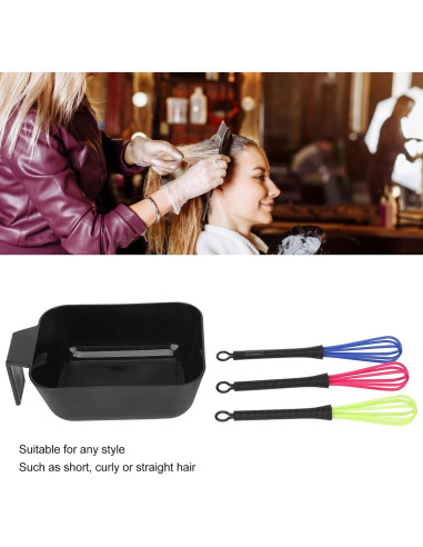 Kit de Tinte para Cabello FILFEEL con Tazón y 3 Batidores