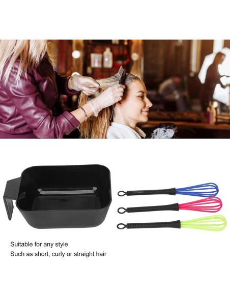 Kit de Tinte para Cabello FILFEEL con Tazón y 3 Batidores