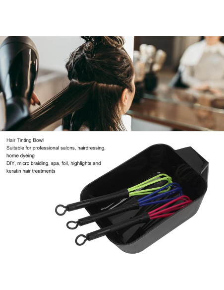 Kit de Tinte para Cabello FILFEEL con Tazón y 3 Batidores