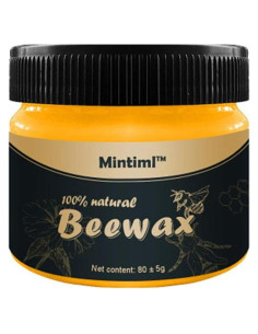 Cera de Abeja para Madera 100g - Pulidor Brillante y Protector