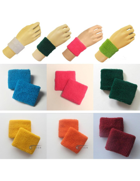 Pulseras de Muñeca Asequibles COUVER Unisex Doradas 1 Par