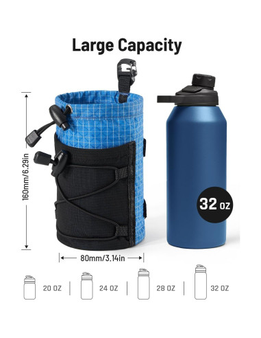 Soporte para Botellas de Agua Neverwhy FYUS-0092 Azul 0.95L