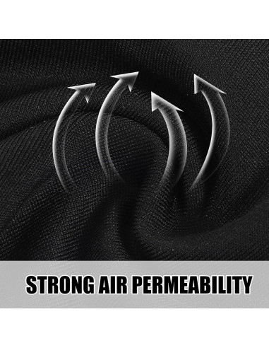 6 Bandas para la Cabeza Absorbentes Classicseali - Negro