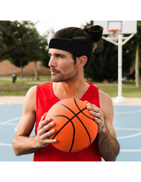 6 Bandas para la Cabeza Absorbentes Classicseali - Negro