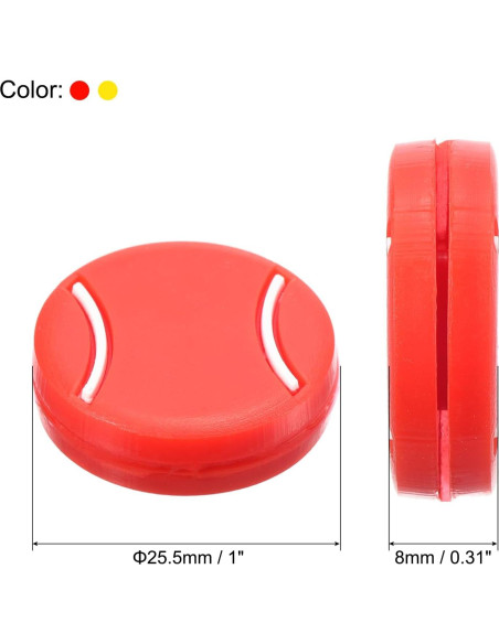 Amortiguador de Vibraciones PATIKIL para Raqueta de Tenis - 12 Pcs