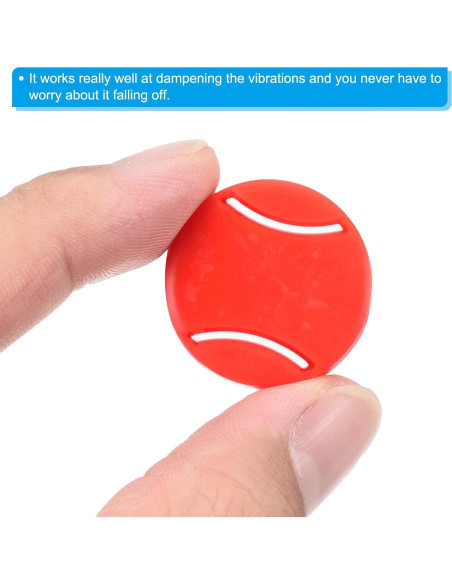 Amortiguador de Vibraciones PATIKIL para Raqueta de Tenis - 12 Pcs