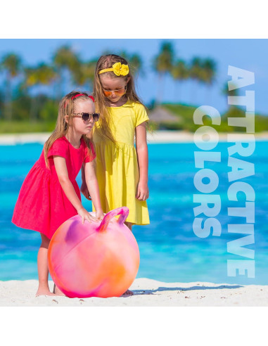 Pelota Saltarina ZOOJOY Nubes Naranjas 45cm para Niños 3-8 Años