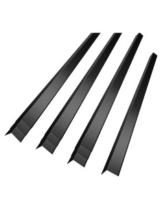 Paquete de 10 Protectores de Esquinas SOKUNA Aluminio Negro 1.2x1.2 cm