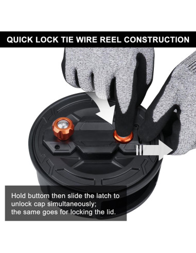 Carrete de Alambre de Sujeción Emphira E28 - Aluminio Ligero, 1.10 kg