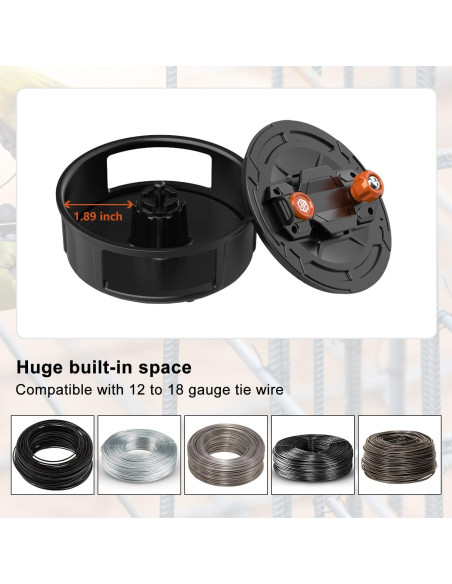 Carrete de Alambre de Sujeción Emphira E28 - Aluminio Ligero, 1.10 kg