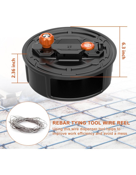 Carrete de Alambre de Sujeción Emphira E28 - Aluminio Ligero, 1.10 kg