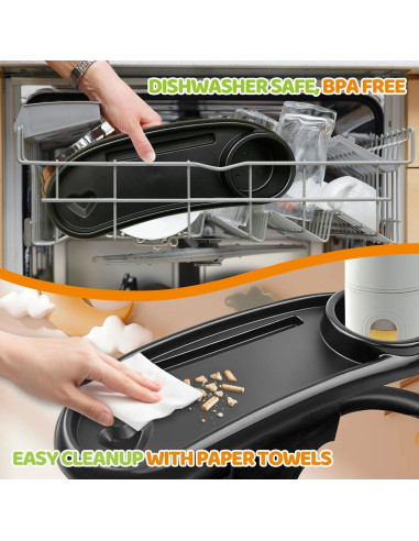 Bandeja Universal para Cochecito YMGN con Portavasos y Soporte