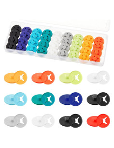 Clips para Número de Carrera Juexica KM2473 - 12 Piezas