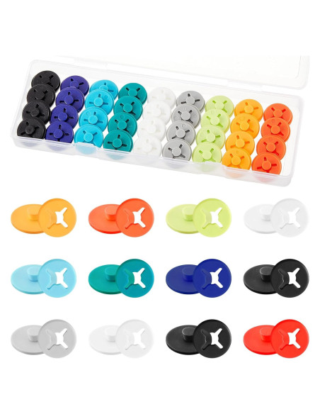 Clips para Número de Carrera Juexica KM2473 - 12 Piezas