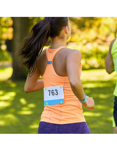 Clips para Número de Carrera Juexica KM2473 - 12 Piezas