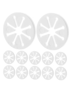 Organizador de Calcetines Wakauto 28 Piezas Blanco para Lavar