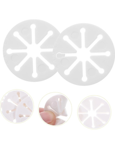 Organizador de Calcetines Wakauto 28 Piezas Blanco para Lavar