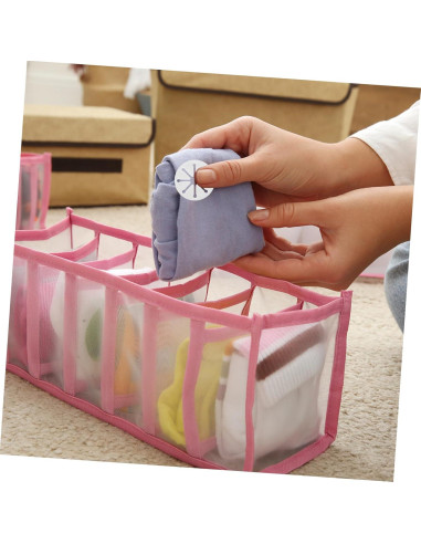 Organizador de Calcetines Wakauto 28 Piezas Blanco para Lavar