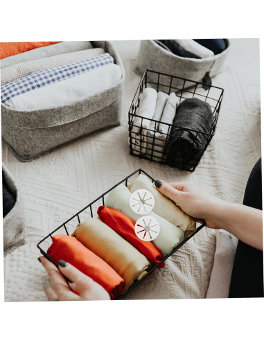 Organizador de Calcetines Wakauto 28 Piezas Blanco para Lavar