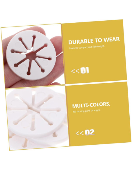 Organizador de Calcetines Wakauto 28 Piezas Blanco para Lavar