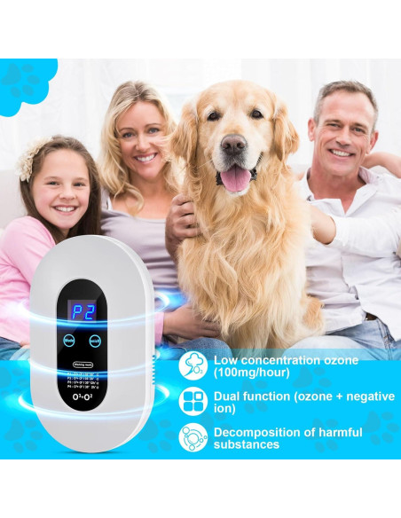 Eliminador de Olores Enchufable Qualirey MNA-821 100Mg/h