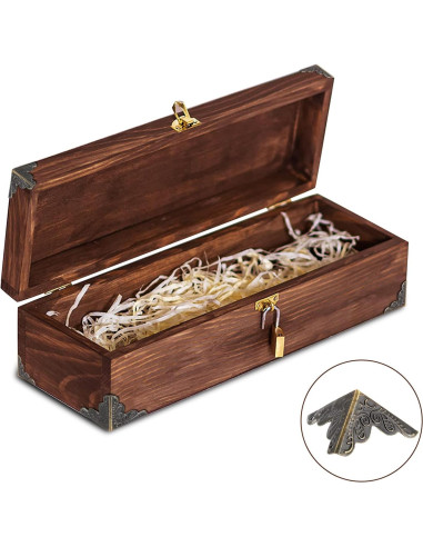 48 Protectores de Esquinas de Metal Piutouyar Bronce 2.54cm