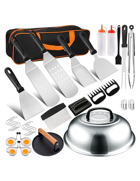 Kit de Accesorios para Plancha EASETROL 31 Piezas Acero Inoxidable