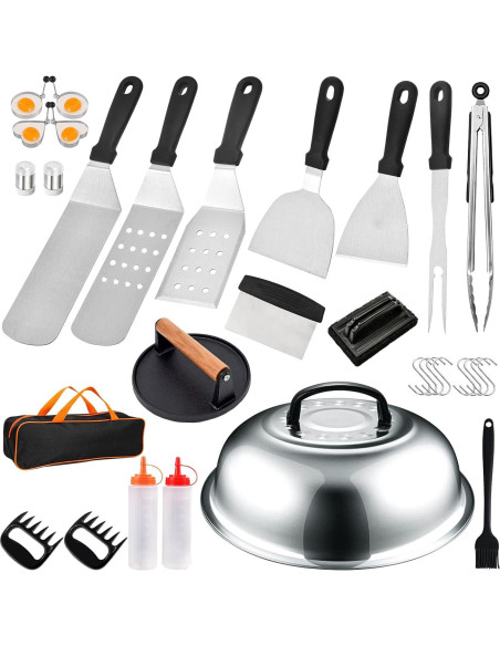 Kit de Accesorios para Plancha EASETROL 31 Piezas Acero Inoxidable