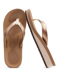 Chanclas de Cuña COFACE para Mujeres - Sandalias de Dedo 8.83 cm 2