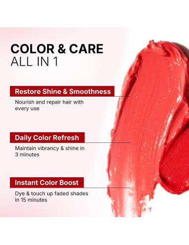 Acondicionador Depositorio de Color Karseell 500ml Rojo Hidratante