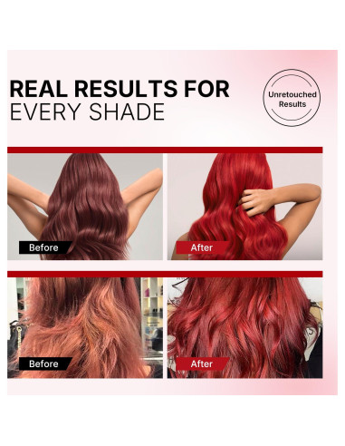 Acondicionador Depositorio de Color Karseell 500ml Rojo Hidratante